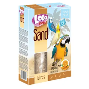 LOLOpets Orangensand für Vögel 1500 g